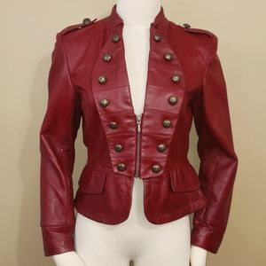 Military Style Lambskin Jacket